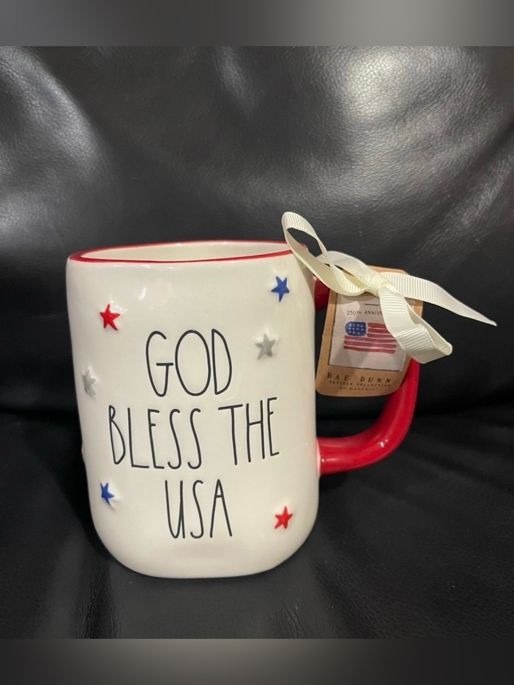 Patriotic Rae Dunn Mug GOD BLESS THE USA - Rae Dunn GOD BLESS THE USA Mug